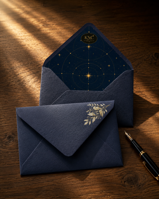 KNC Luxury Envelope Set (10 Pack) – Midnight Stars Liner